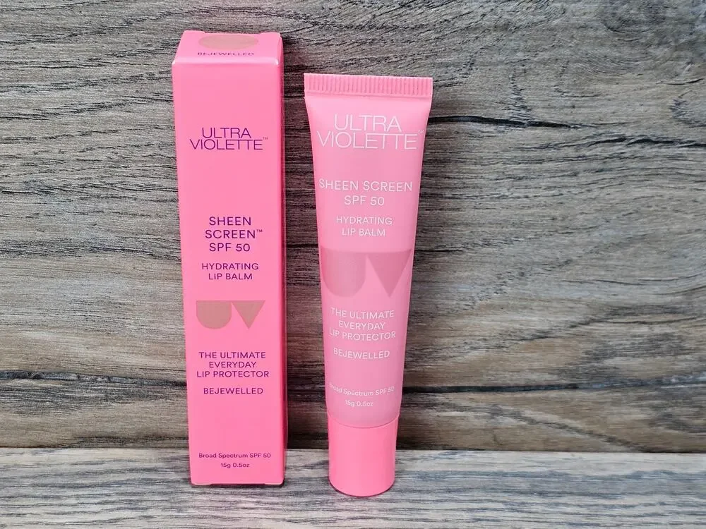 Ultra Violette Sheen Screen SPF 50 Hydrating Lip Balm Bejewelled 0.5 Oz